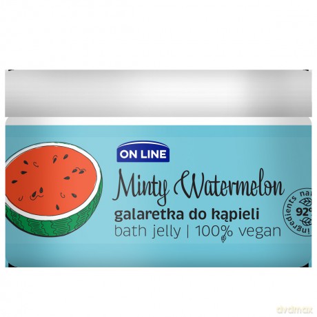 On Line Bath Jelly Galaretka do kąpieli Minty Watermelon 230 ml