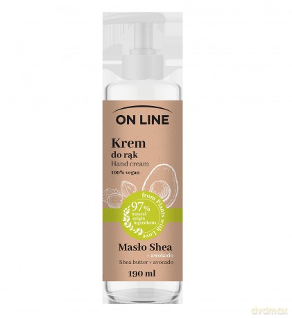 On Line From Plants With Love Krem do rąk Masło Shea i Awokado 190 ml