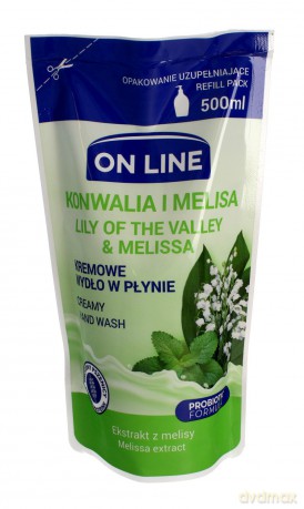 On Line Mydło kremowe w płynie Konwalia i Melisa - uzupełnienie 500 ml