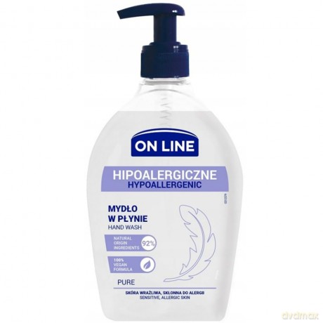 On Line Mydło w dozowniku Hipoalergiczne Pure 500 ml