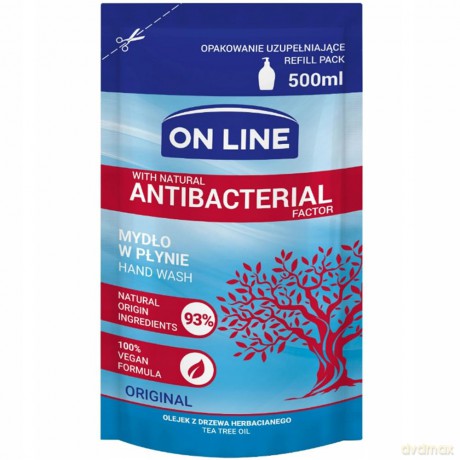 On Line Mydło w płynie Antybakteryjne Original - uzupełnienie 500 ml