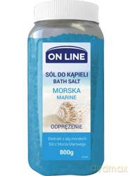 On Line Odprężająca Sól do kąpieli Morska 800g