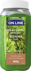 On Line Odprężająca Sól do kąpieli Sosna 800g