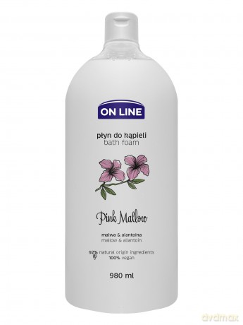 On Line Płyn do kąpieli Pink Mallow 980 ml