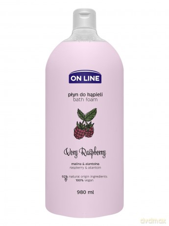 On Line Płyn do kąpieli Very Raspberry 980 ml