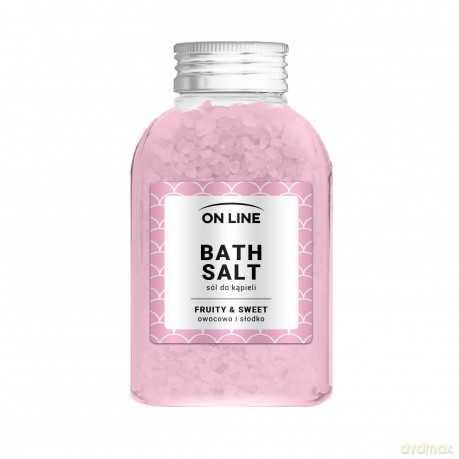On Line Sól do kąpieli Fruity & Sweet Pink 600g