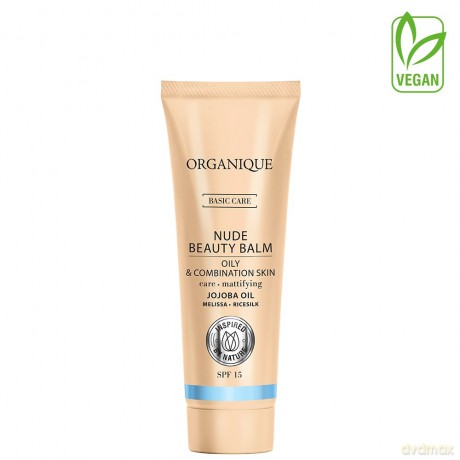 ORGANIQUE Basic Care Krem upiększający Nude Beauty Balm - cera tłusta i mieszana 30 ml
