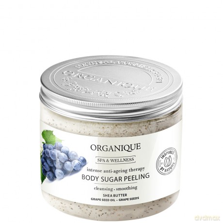 ORGANIQUE Intense Anti-Ageing Peeling cukrowy do ciała 200 ml