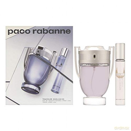 Paco Rabanne Invictus Zestaw prezentowy (woda toaletowa 100 ml+woda toaletowa mini 20 ml)