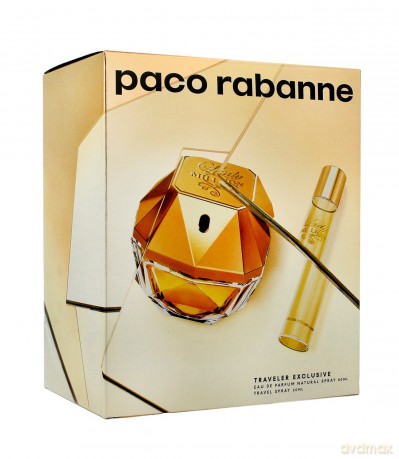 Paco Rabanne Lady Million Zestaw prezentowy (woda perfumowana 80 ml+woda perfumowana mini 20 ml)