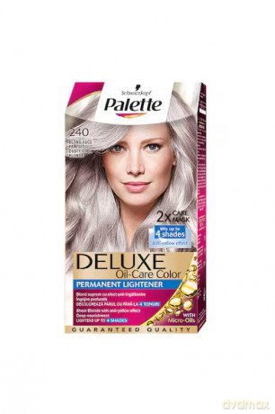Palette Deluxe Farba do włosów permanentna nr 240 Popielaty Chłodny Blond 1op.