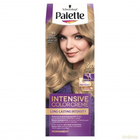 Palette Intensive Color Creme Krem koloryzujący nr 9-40 Naturalny Jasny Blond 1op.