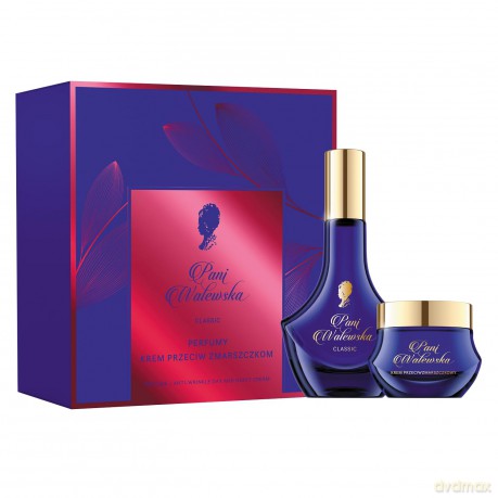 Pani Walewska Zestaw prezentowy Classic (krem półtłusty 50 ml+ deo spray 90 ml)