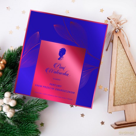 Pani Walewska Zestaw prezentowy Classic (krem półtłusty 50 ml+ deo spray 90 ml)