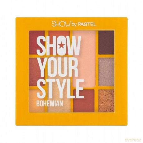 PASTEL Show By Pastel Paleta cieni do powiek Show Your Style Bohemian (10) 1szt