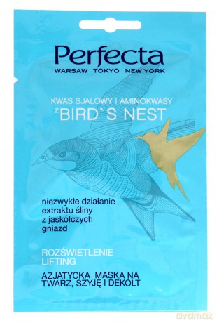 Perfecta Azjatycka Maska na twarz,szyję i dekolt Bird`s Nest 10 ml