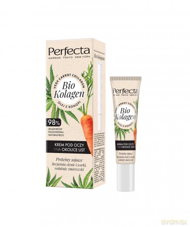 Perfecta Bio Kolagen Krem pod oczy i na okolice ust redukujący zmarszczki 15 ml