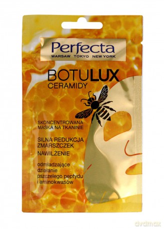 Perfecta Botulux Ceramidy Maska na tkaninie Silna Redukcja Zmarszczek 1szt