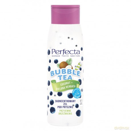 Perfecta Bubble Tea Skoncentrowany Żel pod prysznic Coconut + Zielona Herbata 400 ml