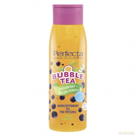 Perfecta Bubble Tea Skoncentrowany Żel pod prysznic Passionfruit + Zielona Herbata 400 ml