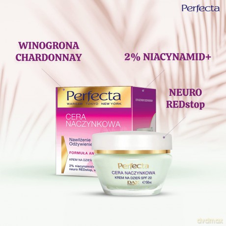 Perfecta Cera Naczynkowa Krem Redukcja Zmarszczek-Kojenie na dzień i noc 50 ml