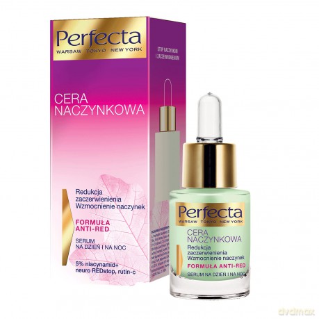 Perfecta Cera Naczynkowa Serum redukujące zaczerwienienia na dzień i noc 15 ml