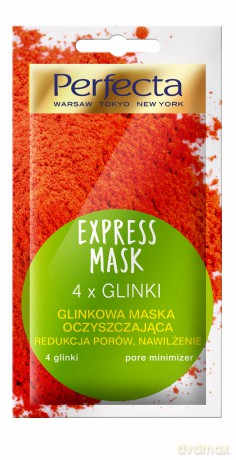 Perfecta Express Mask Glinkowa Maska oczyszczająca - 4 Glinki 8 ml