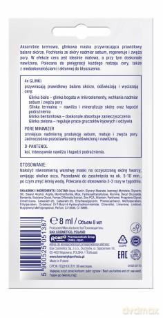 Perfecta Express Mask Glinkowa Maska oczyszczająca - 4 Glinki 8 ml