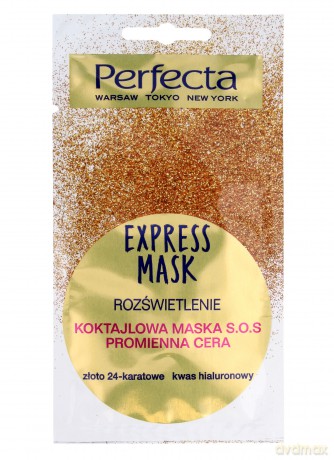 Perfecta Express Mask Koktajlowa Maska S.O.S rozświetlająca 8 ml
