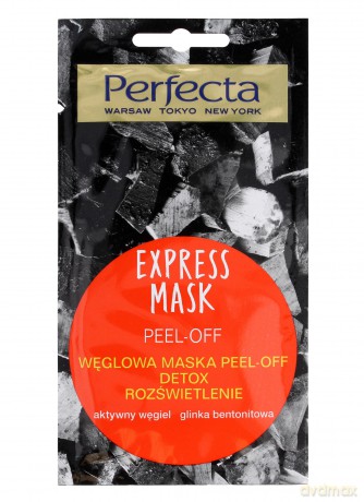 Perfecta Express Mask Węglowa Maska Peel-Off Detox 8 ml