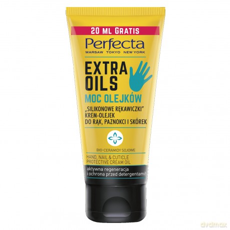 Perfecta Extra Oils Krem-Olejek do rąk "Silikonowe Rękawiczki" 80 ml tubka