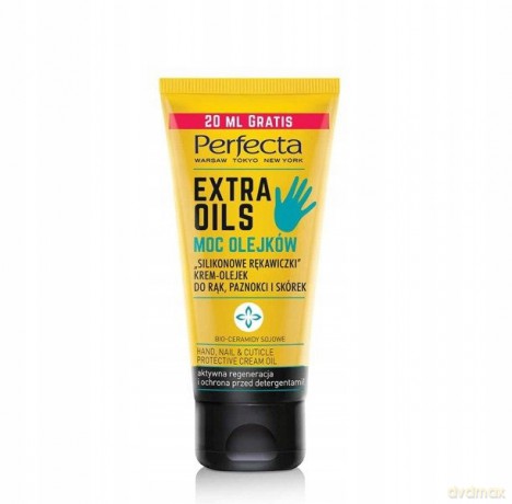 Perfecta Extra Oils Krem-Olejek do rąk "Silikonowe Rękawiczki" 80 ml tubka
