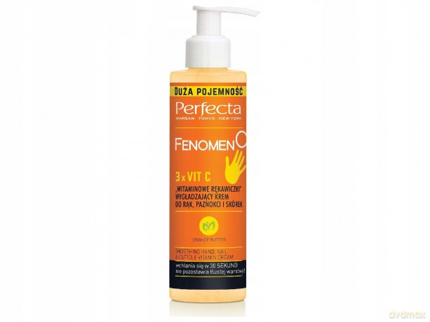 Perfecta Fenomen C Wygładzający Krem do rąk "Witaminowe Rękawiczki" 195 ml