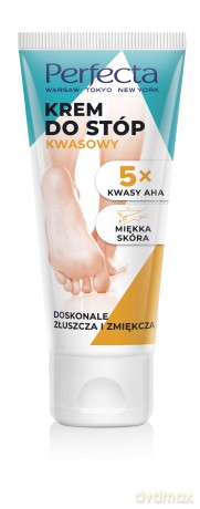 Perfecta Krem do stóp kwasowy - 5x kwasy AHA 80 ml