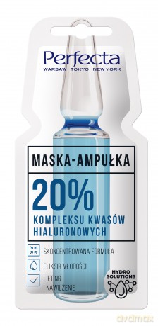 Perfecta Maska - Ampułka 20% Kompleksów Kwasów Hialuronowych 8 ml