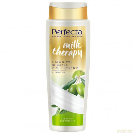 Perfecta Milk Therapy Mleczko pod prysznic Oliwkowe - głębokie odżywienie 350 ml