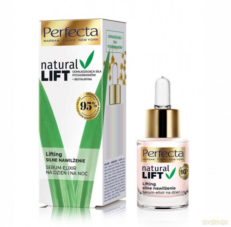 Perfecta Natural Lift Serum-Elixir Lifting-silne nawilżenie na dzień i noc 15 ml
