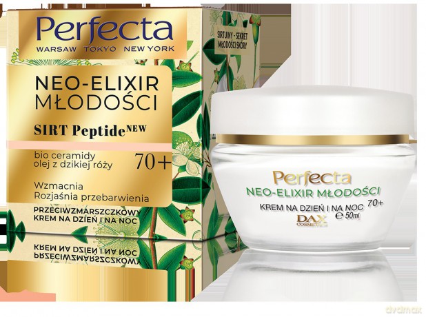 Perfecta Neo-Elixir Młodości 70+ Krem przeciwzmarszczkowy na dzień i noc 50 ml