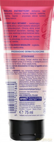 Perfecta Oczyszczanie Peeling enzymatyczny Jagody Goji i Witaminy 75 ml