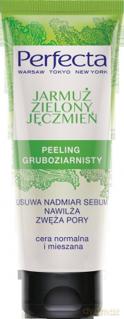 Perfecta Oczyszczanie Peeling gruboziarnisty Jarmuż i Zielony Jęczmień 75 ml