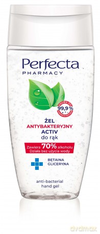 Perfecta Pharmacy Żel antybakteryjny do rąk Activ 150 ml