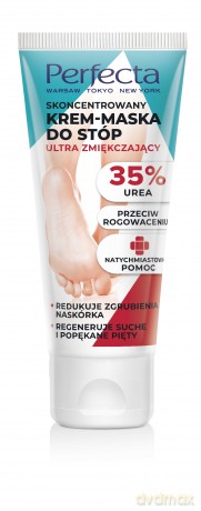Perfecta Skoncentrowany Krem-maska do stóp ultra zmiękczający - 35% Urea 80 ml