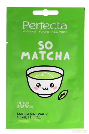 Perfecta So Matcha Maska na twarz,szyję i dekolt Detox-Energia 10 ml