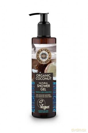Planeta Organica Coconut Żel pod prysznic nawilżający 280 ml