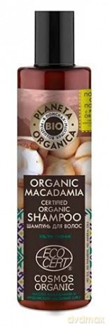 Planeta Organica Macadamia Szampon do włosów matowych i suchych 280 ml