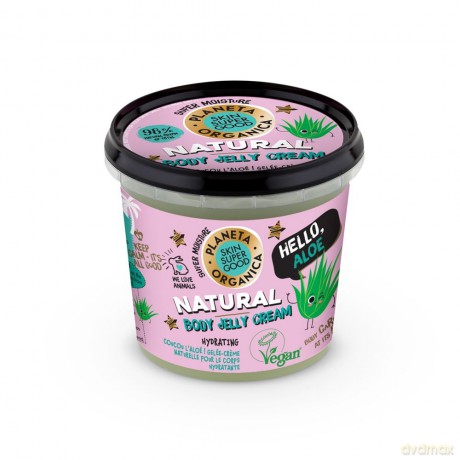 Planeta Organica Skin Super Good Krem-mus do ciała Hello Aloe - aloesowy 360 ml