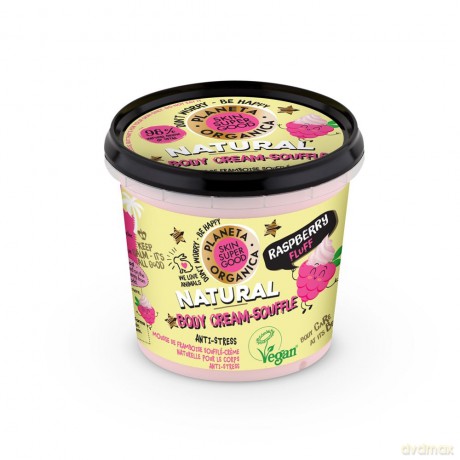 Planeta Organica Skin Super Good Krem-suflet do ciała Raspberry Fluff - truskawkowy suflet 360 ml