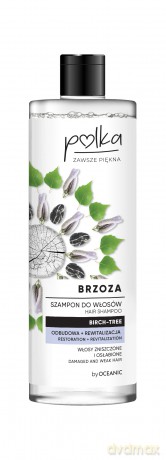 POLKA Brzoza Szampon do włosów Odbudowa + Rewitalizacja 400 ml