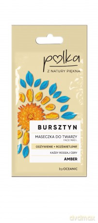 POLKA Bursztyn Maseczka do twarzy Odżywienie+Rozświetlenie 8 ml