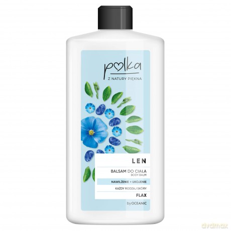 POLKA Len Balsam do ciała nawilżenie+ukojenie 400 ml